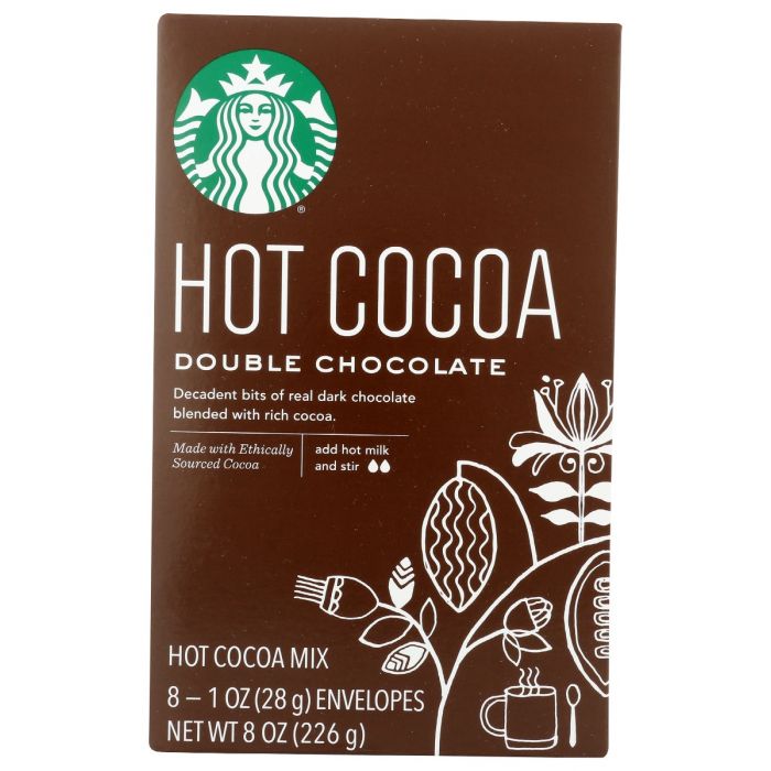 STARBUCKS: Cocoa Hot Dbl Choc Box 8Pc, 8 oz