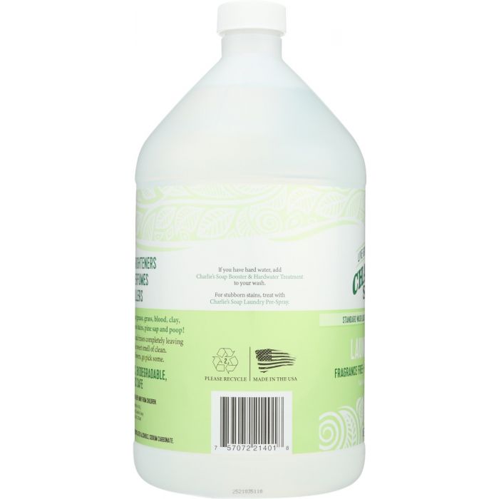 CHARLIES SOAP: Laundry Liquid-Refill 1 Gal, 1 ga