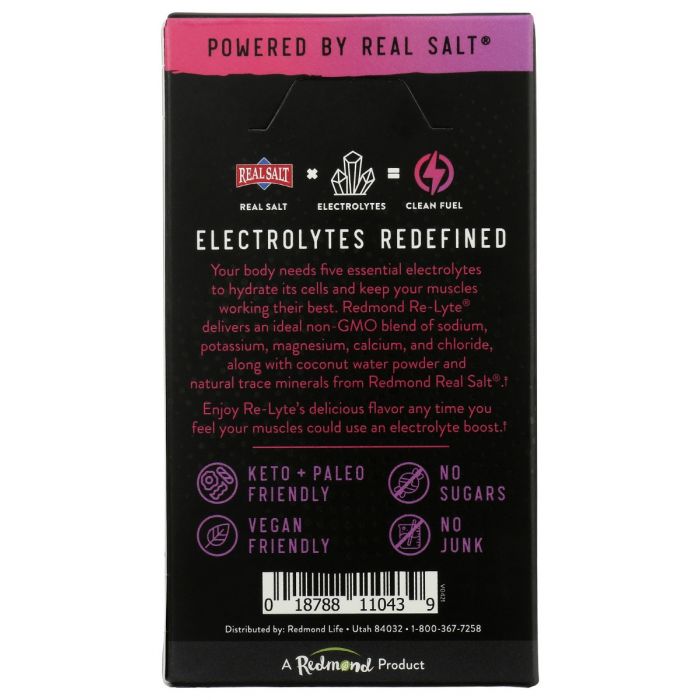 REDMOND: Electrolyte Mx Berry 15pk, 15 pk