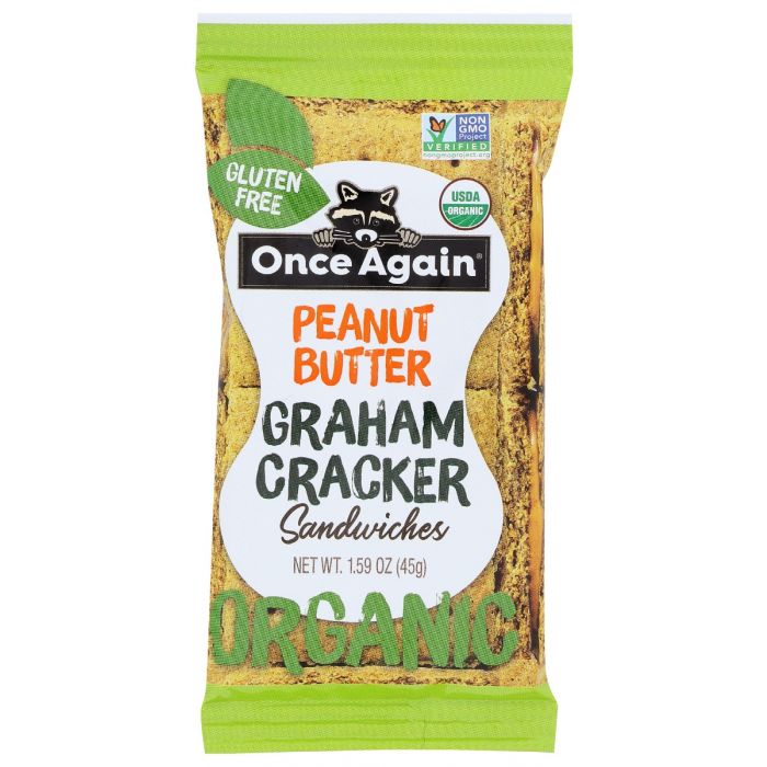 ONCE AGAIN: Cracker Graham Sndwch Pb, 2 oz