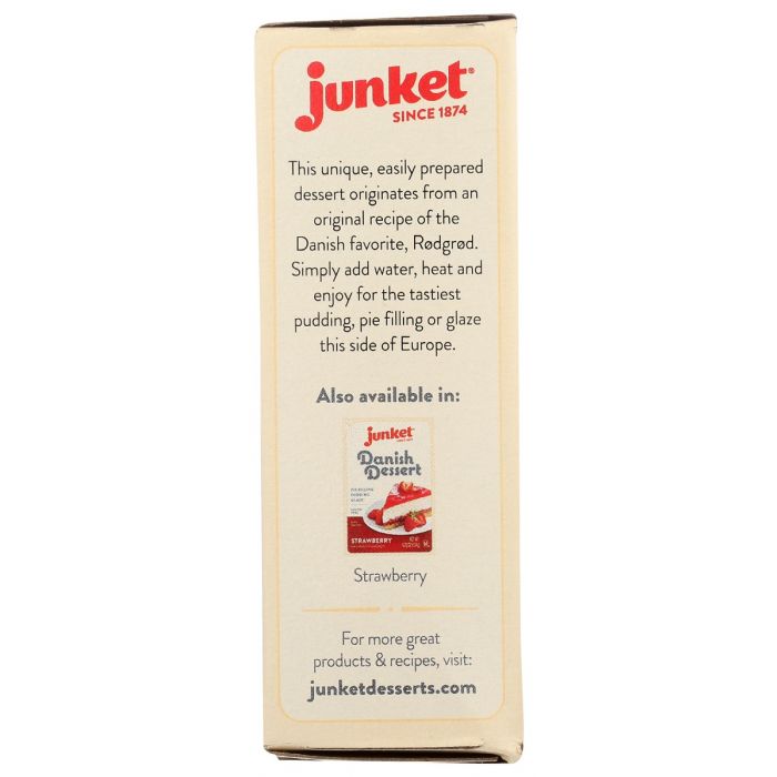 JUNKET: Dessert Raspberry Mix, 4.75 oz