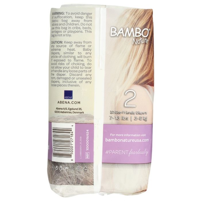 BAMBO NATURE: Diapers Baby Size 2, 32 pk