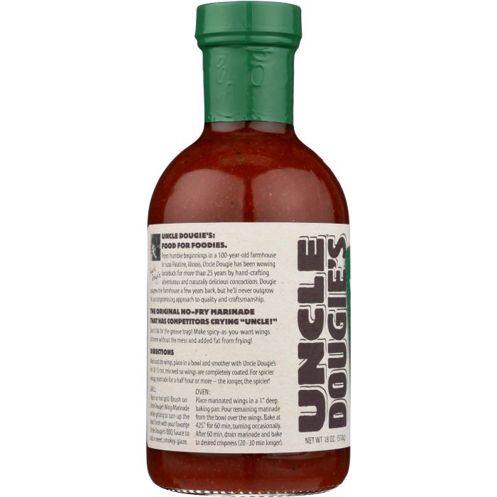 UNCLE DOUGIE: Marinade Chicken Wing, 18 oz