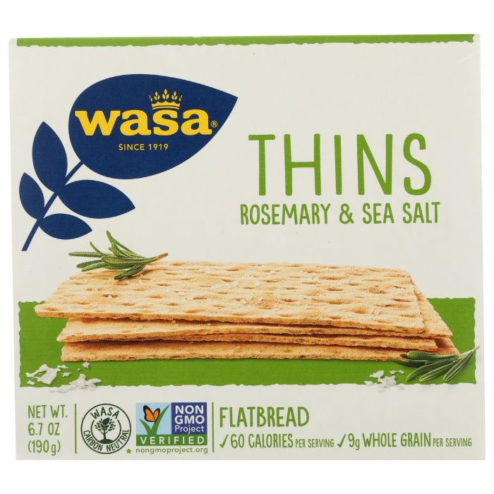 WASA: Thins Rosemary & Salt, 6.7 oz