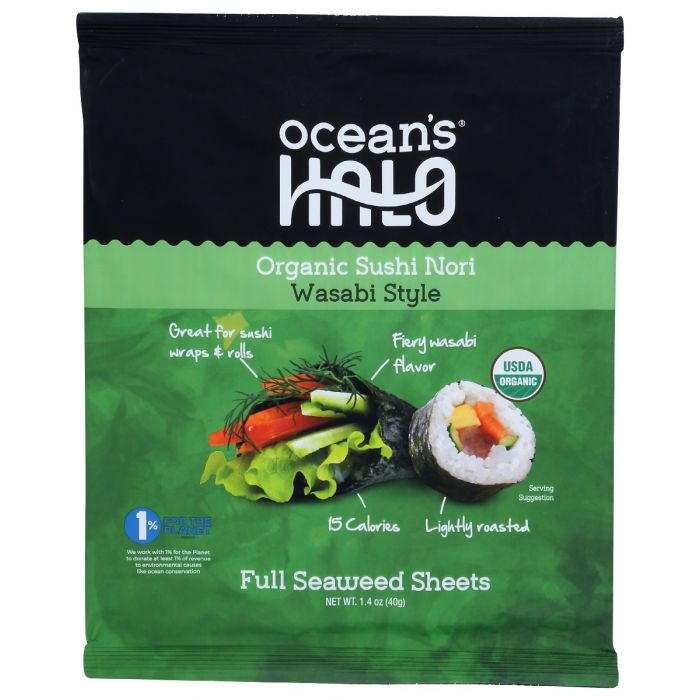 OCEANS HALO: Sushi Nori Wasabi Style, 1 oz