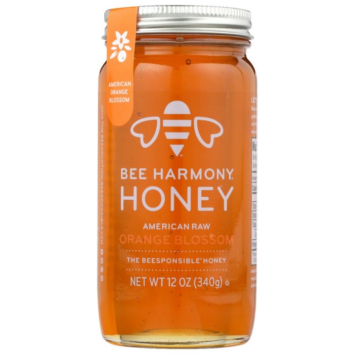 BEE HARMONY: Honey Orange Blossom Amer, 12 oz