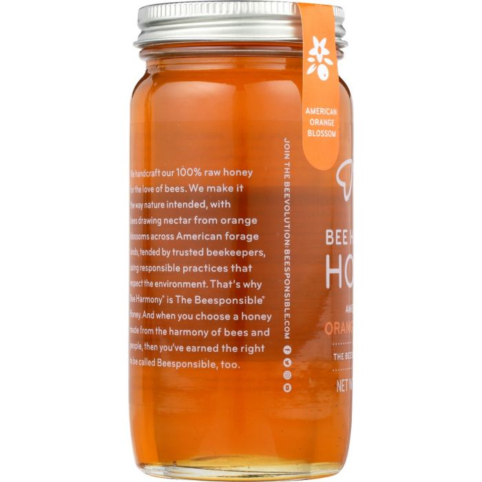 BEE HARMONY: Honey Orange Blossom Amer, 12 oz