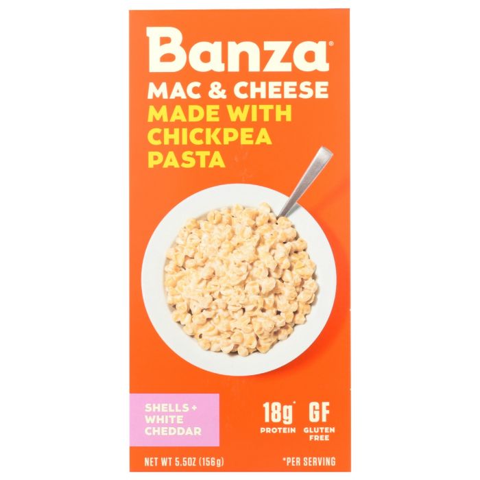 BANZA: Pasta Shells Wht Chddr, 5.5 oz