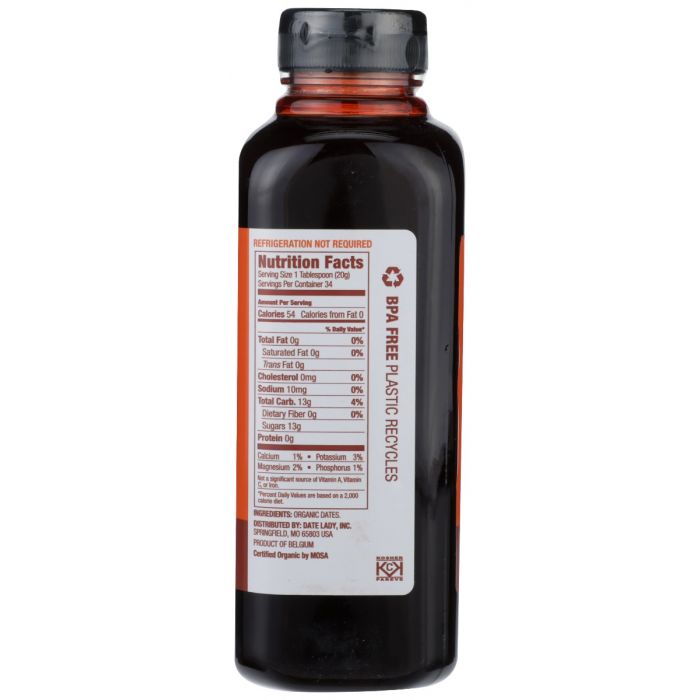 DATE LADY: Syrup Date Original Org, 24 oz