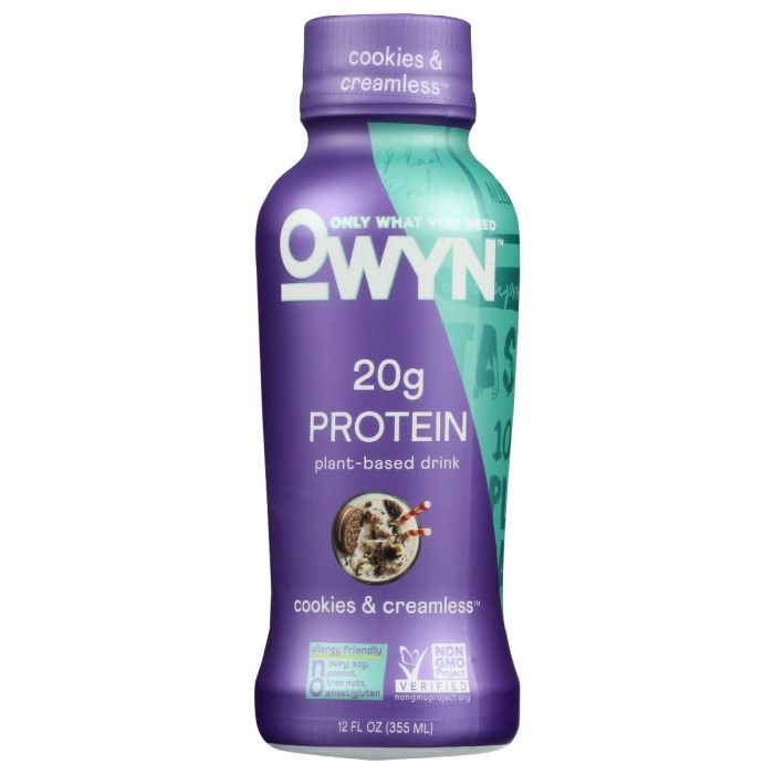 OWYN: Vegan Protn Shke Ckie Crm, 12 oz