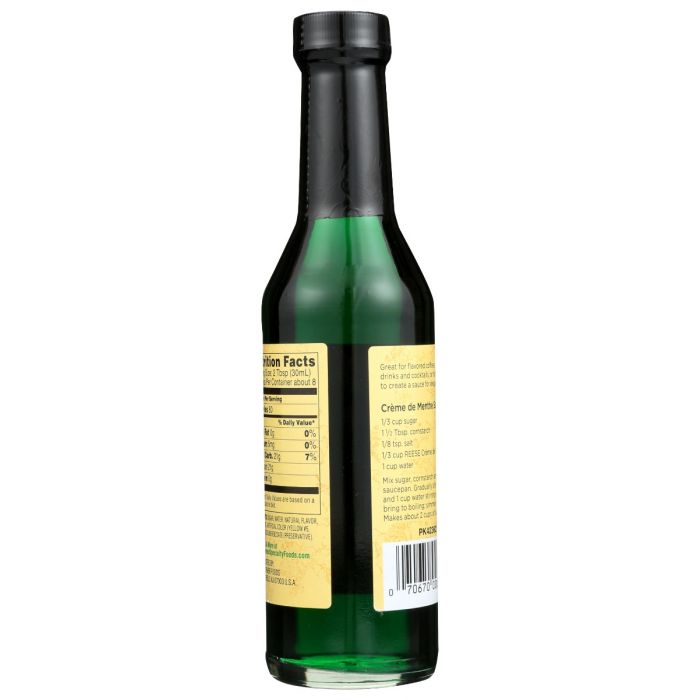 REESE: Syrup Creme De Menthe, 8 oz