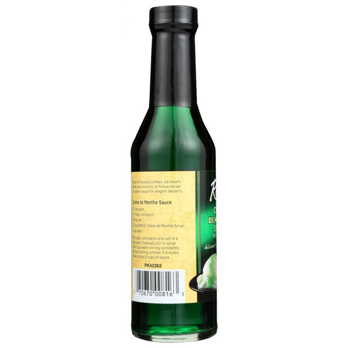 REESE: Syrup Creme De Menthe, 8 oz