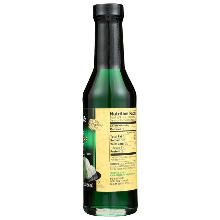 REESE: Syrup Creme De Menthe, 8 oz