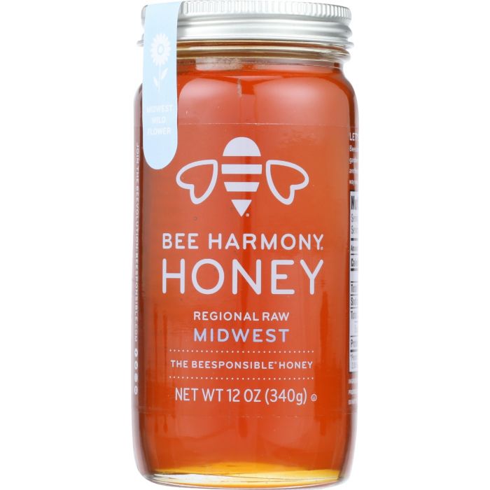 BEE HARMONY: Honey Regional Midwest, 12 oz