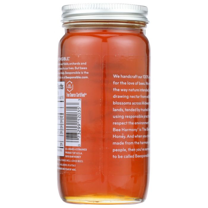 BEE HARMONY: Honey Regional Midwest, 12 oz