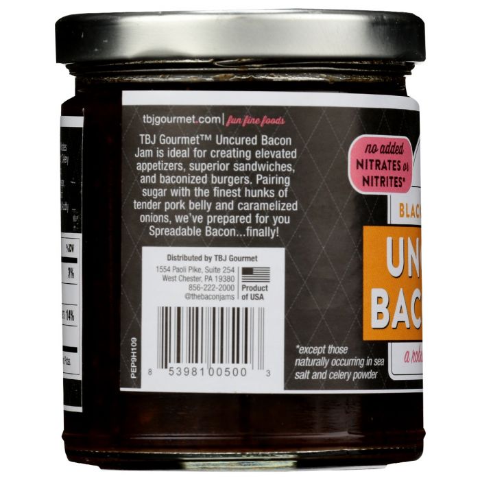 TBJ GOURMET: Jam Bacon Black Pepper, 9 oz