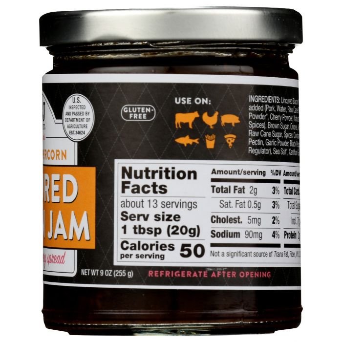 TBJ GOURMET: Jam Bacon Black Pepper, 9 oz