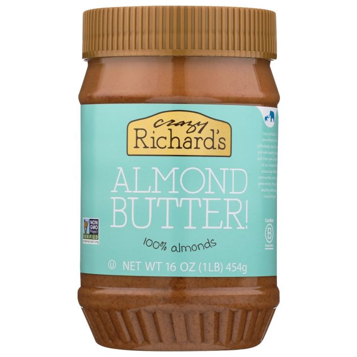 CRAZY RICHARD: Almond Butter, 16 oz