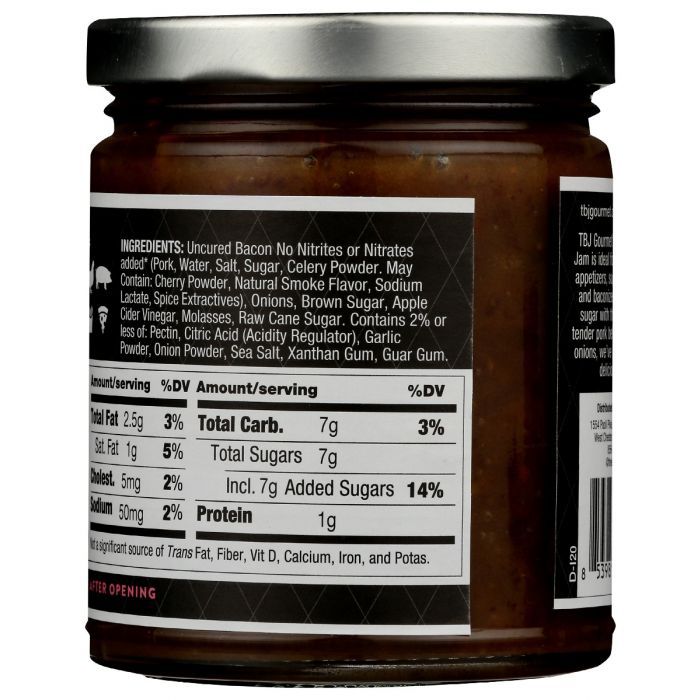 TBJ GOURMET: Jam Bacon Classic, 9 oz