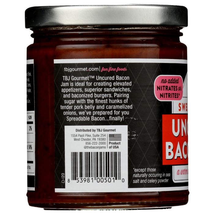 TBJ GOURMET: Jam Bacon Swt Chili, 9 oz