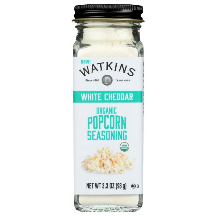 WATKINS: Popcorn White Chedder,	3.3 oz