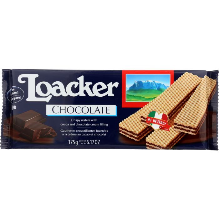 LOACKER: Wafer Chocolate 175G, 6.17 oz