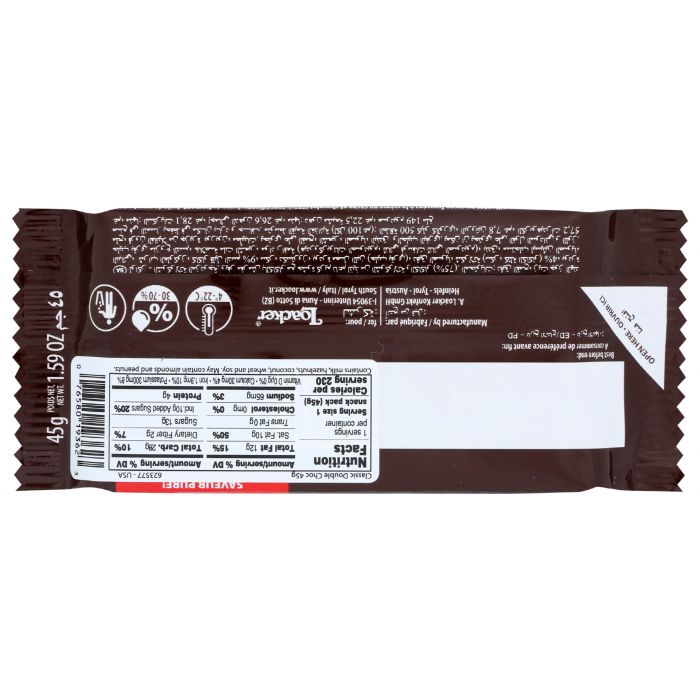 LOACKER: Wafer Double Choc Classic, 1.59 oz