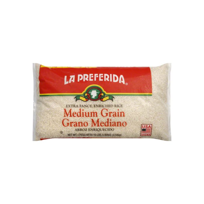 LA PREFERIDA: Medium Grain Rice, 10 lb