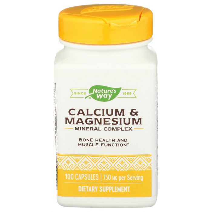 NATURES WAY: Calcium and Magnesium, 100 cp