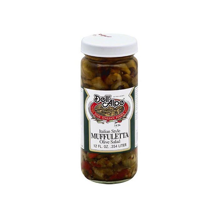 DELL ALPE: Italian Style Muffuletta Olive Salad, 12 oz