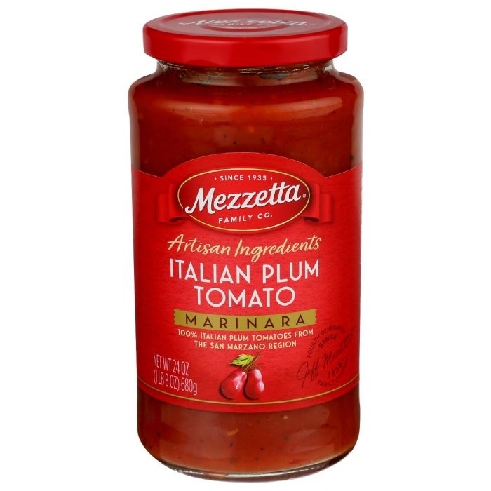 MEZZETTA: Italian Plum Tomato Marinara, 24 oz