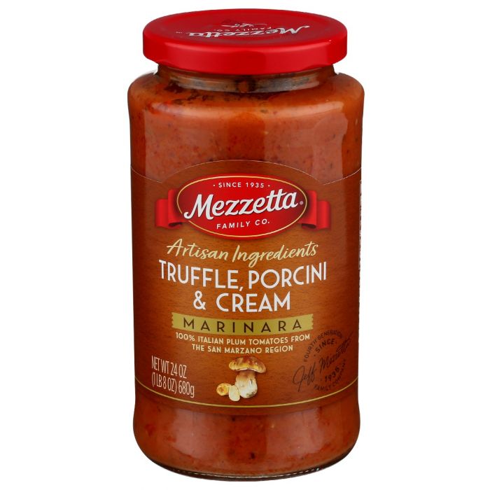 MEZZETTA: Truffle Porcini And Cream Marinara, 24 oz