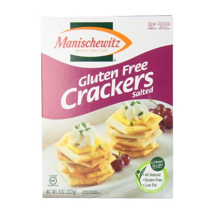 MANISCHEWITZ: Salted Gluten Free Crackers, 8 oz