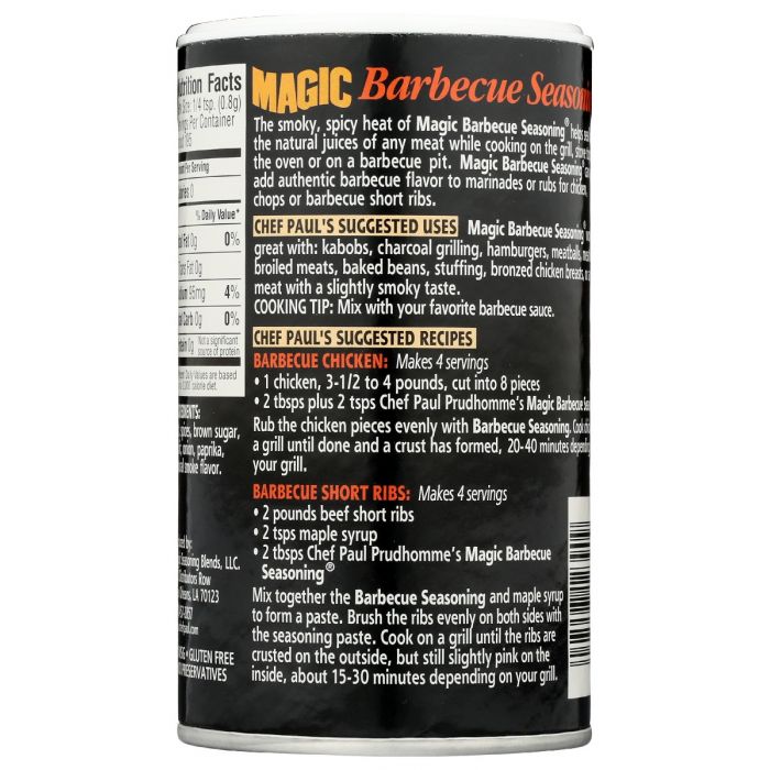 MAGIC SEASONING BLENDS: Barbecue Seasoning, 5.5 oz