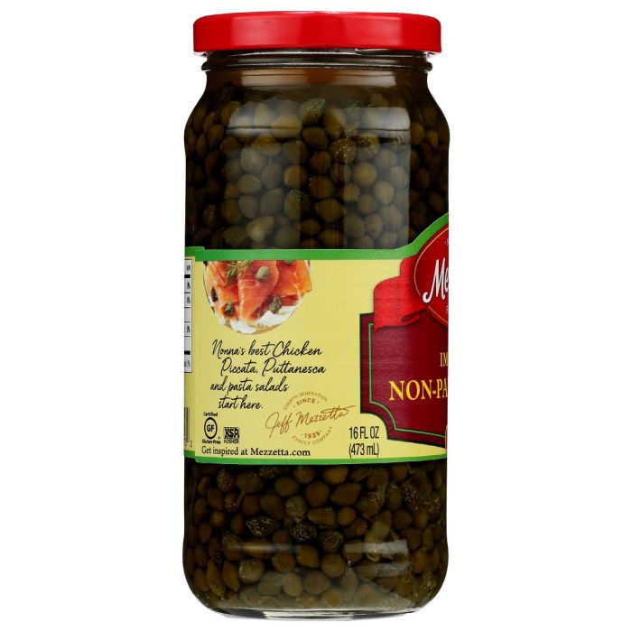 MEZZETTA: Imported Non Pareil Capers, 16 oz