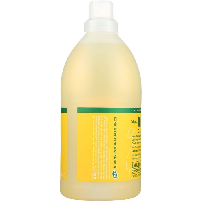 MRS MEYERS CLEAN DAY: Laundry Detergent Honeysuckle 2X, 64 oz