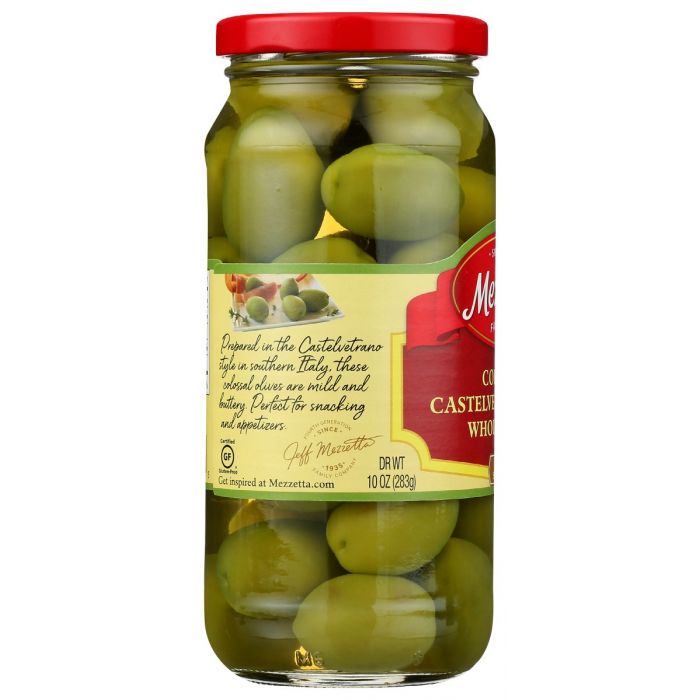 MEZZETTA: Castelvetrano Whole Olives, 10 oz