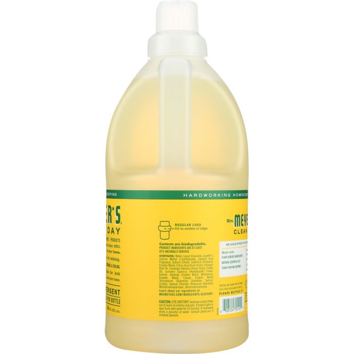 MRS MEYERS CLEAN DAY: Laundry Detergent Honeysuckle 2X, 64 oz