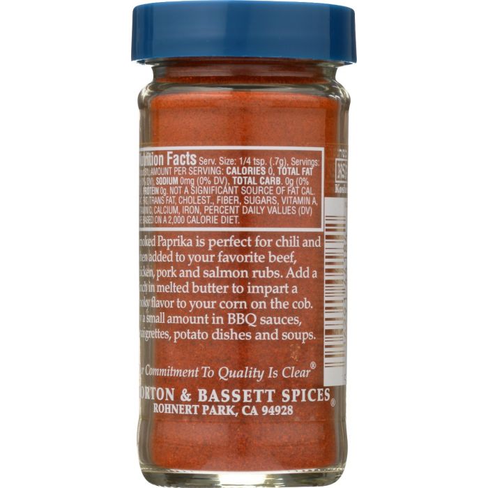 MORTON & BASSETT: Smoked Paprika, 2 oz