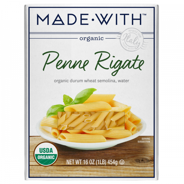 MADE WITH: Pasta Penne Org, 16 oz