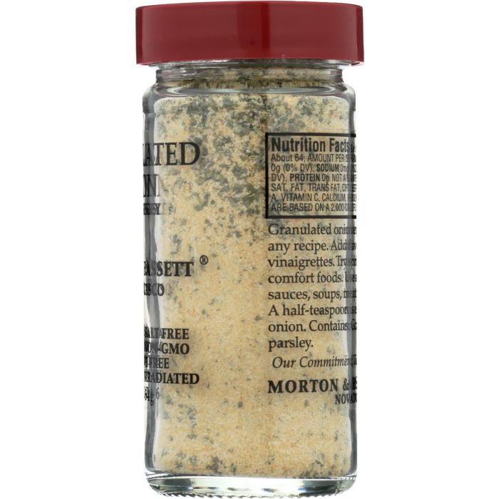 MORTON & BASSETT: Granulated Onion With Parsley, 2.3 oz