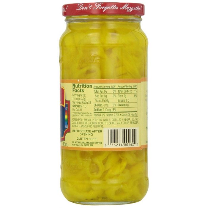 MEZZETTA: Deli-Sliced Mild Pepper Rings, 16 oz