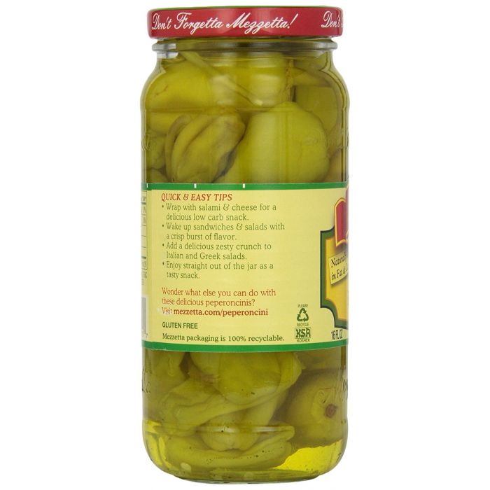 MEZZETTA: Golden Greek Peperoncini, 16 oz