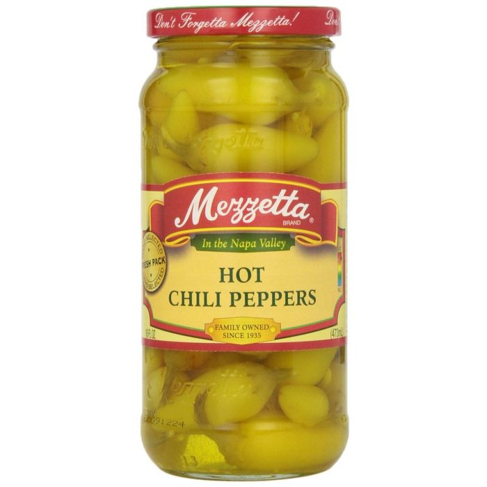 MEZZETTA: Hot Chili Peppers, 16 oz