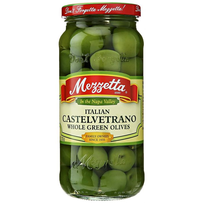 MEZZETTA: Italian Castelvetrano Whole Green Olives, 10 oz