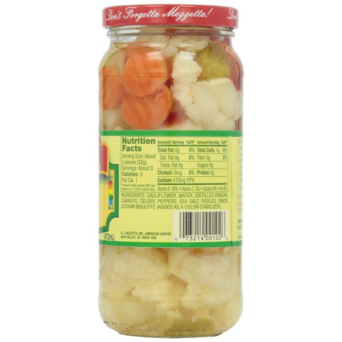 MEZZETTA: Italian Mix Giardiniera, 16 oz