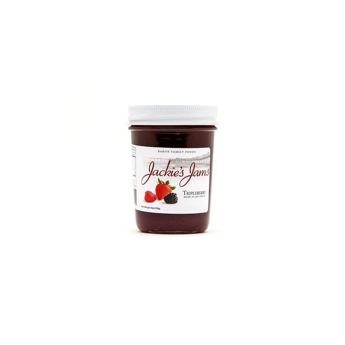 JACKIES JAMS: Tripleberry Jam, 8 oz