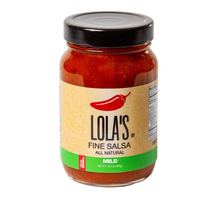 LOLAS FINE HOT SAUCE: Salsa Mild, 16 fo