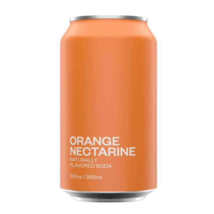 UNITED SODAS OF AMERICA: Orange Nectarine Soda, 12 fo