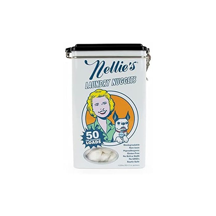 NELLIES ALL NATURAL: Laundry Nuggets 50 Loads, 2.1 lb